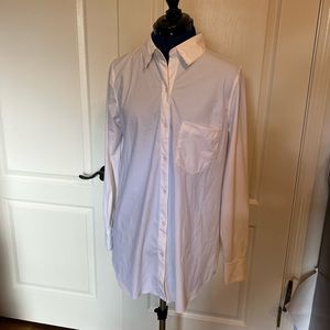 Classic White Button-Up Shirt